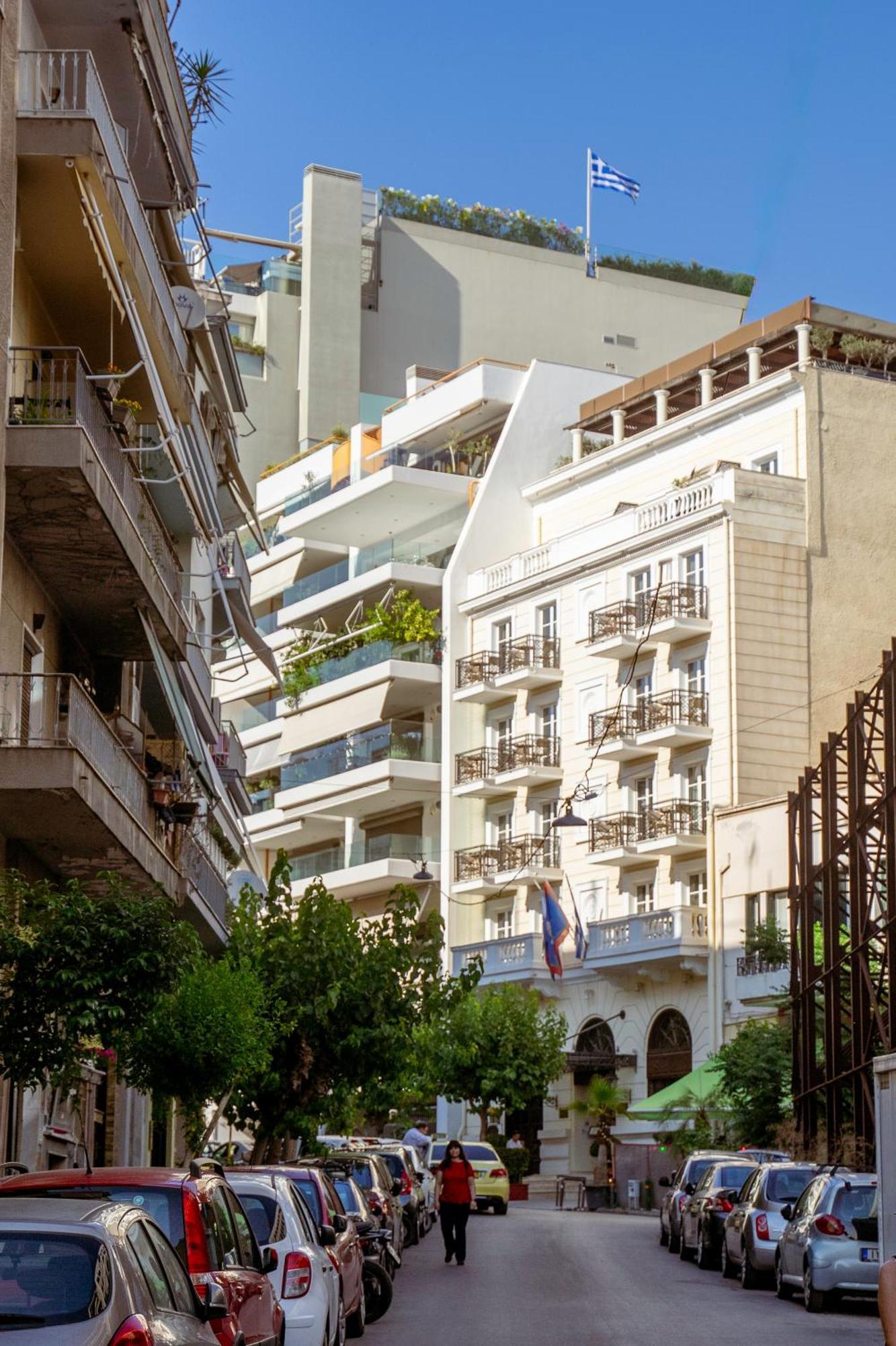 Luxury Studio Apartment In The Heart Of Athén Kültér fotó